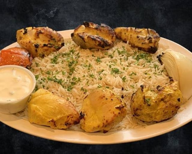Chicken Kabob Platter (Small).